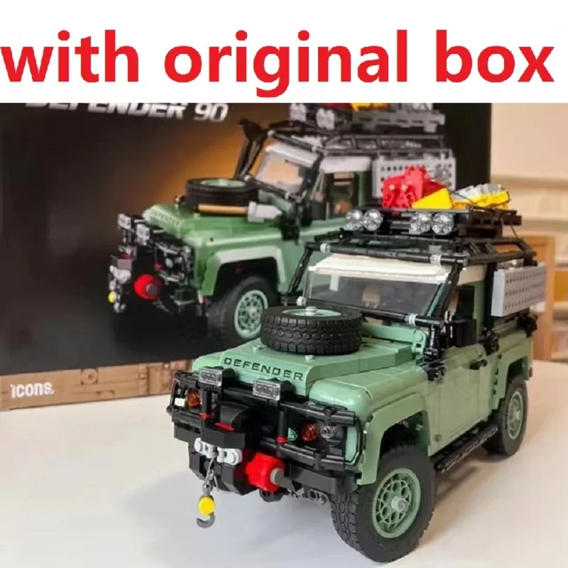 

New 10317 Technical Lands Rover Classic Defender 90 Off-road Exclusive Advanced Car Model Building kit Toy For Boys Adults Gifts