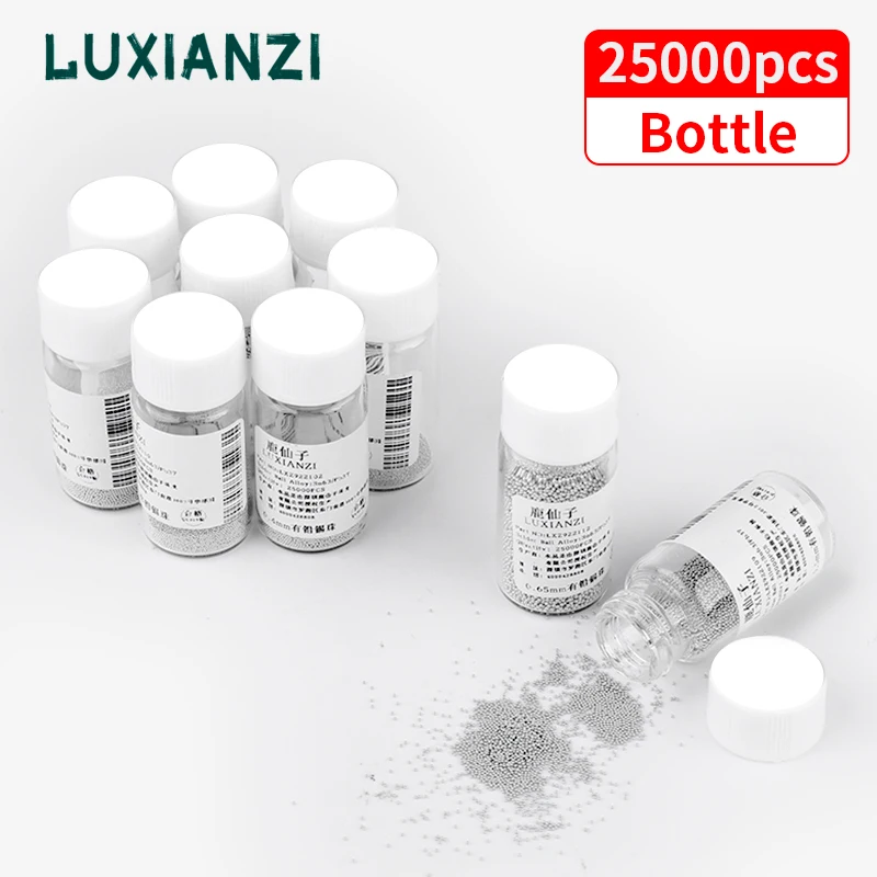 

Сварочные шары LUXIANZI Sn63Pb37 25000 шт. 0,2-0,76 мм