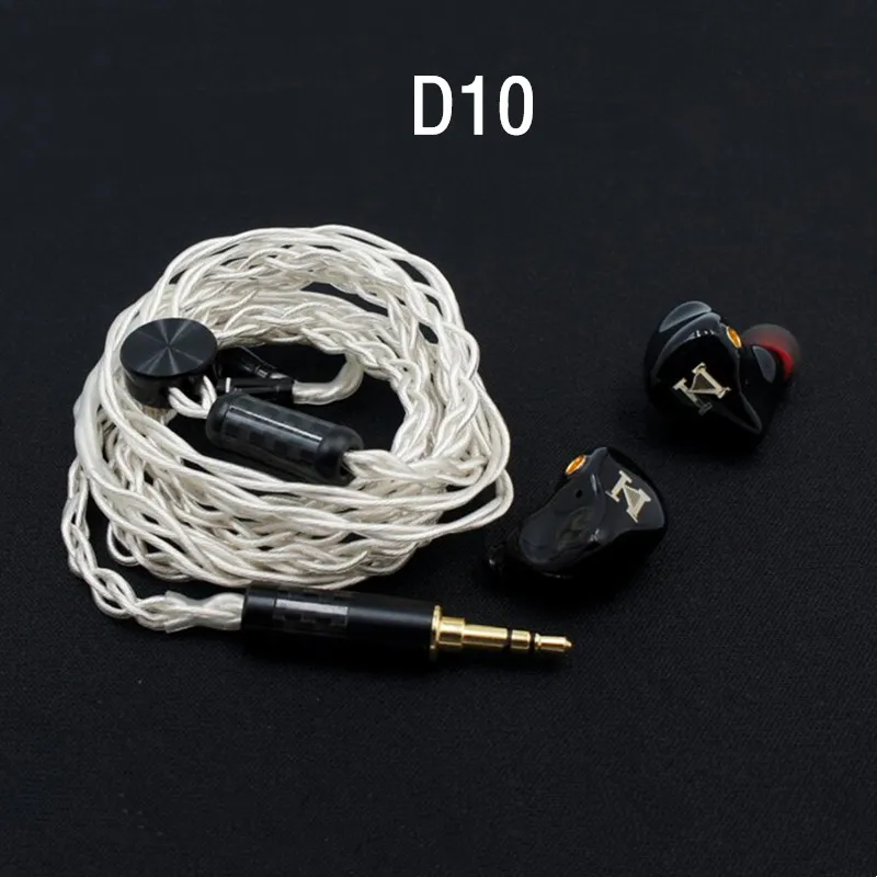 

ISN Audio D10 Dynamic Driver MMCX HiFi Audiophile In-Ear Monitor IEMs (Purple-black)