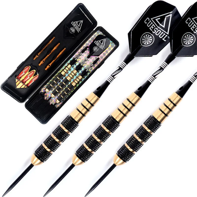 

CUESOUL 3pcs Steel Tip Dart 26g 16cm Professional Brass Dart Barrels