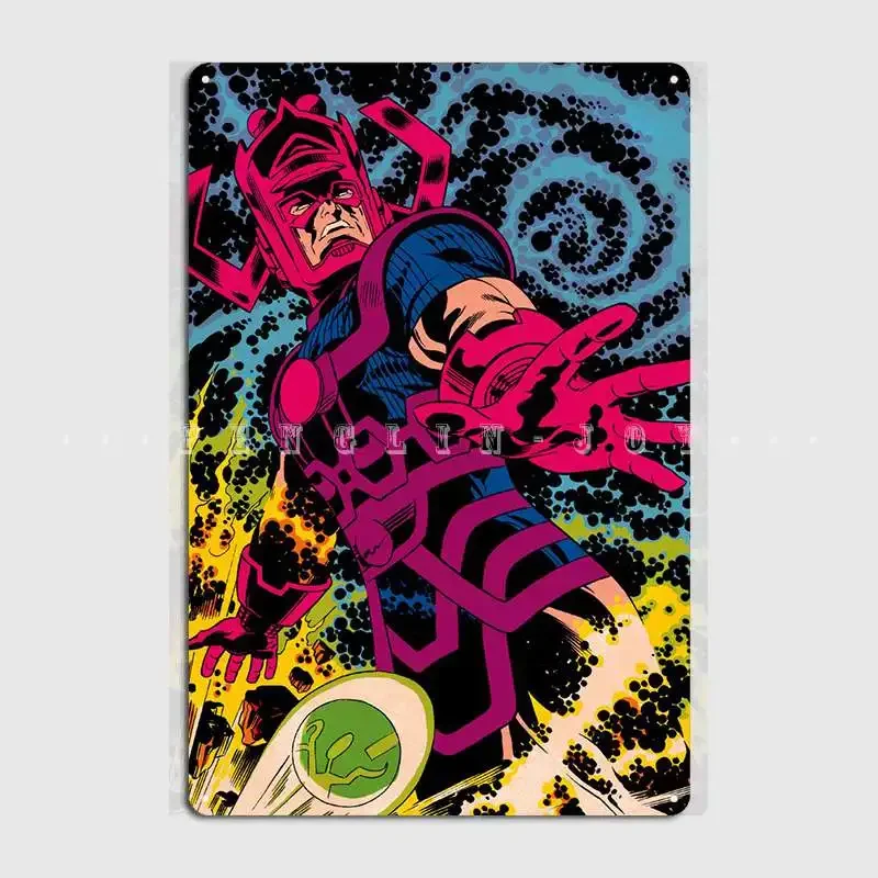 Галактик Металлическая вывеска Паб Гараж Клуб Создать настенную табличку