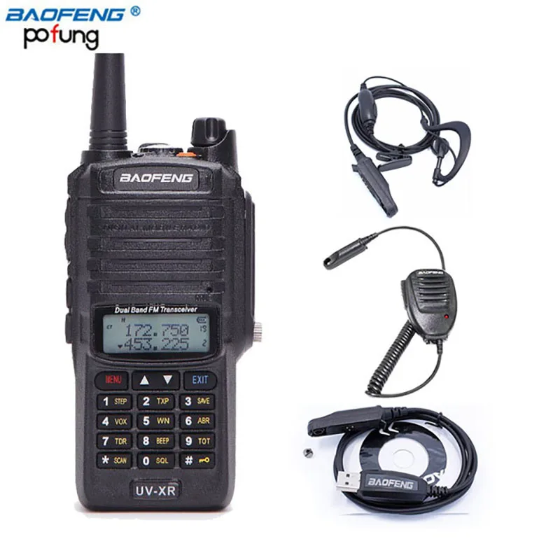 Портативная рация Baofeng UV-XR IP67 мощная двухсторонняя радиостанция 10 Вт дальность