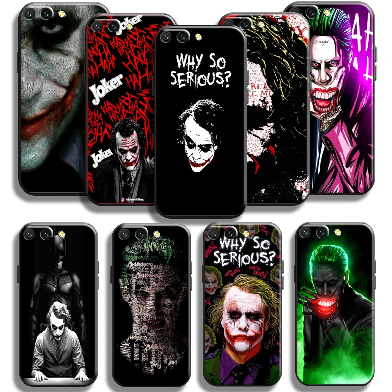 

Clown Bat-man The Joker For Huawei Honor 10 10i 9 9A For Honor 10X 9X Pro Lite Phone Case Soft Silicone Cover Black Coque