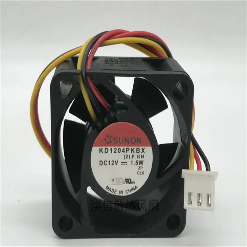 Оптовая продажа: SUNON KD1204PKBX (2).F.GN DC12V 1,5 W 4020 трехстрочный вентилятор