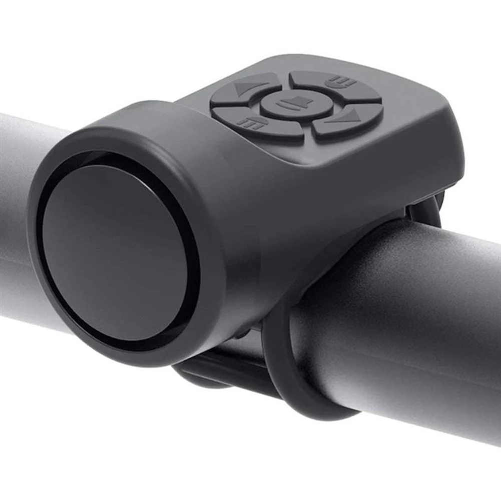 

Bike Electronic Loud Horn USB Rechargeable Safety Warning 120db Bicycle Handlebar Alarm Bell With 4 Sounds Cycling Accessories