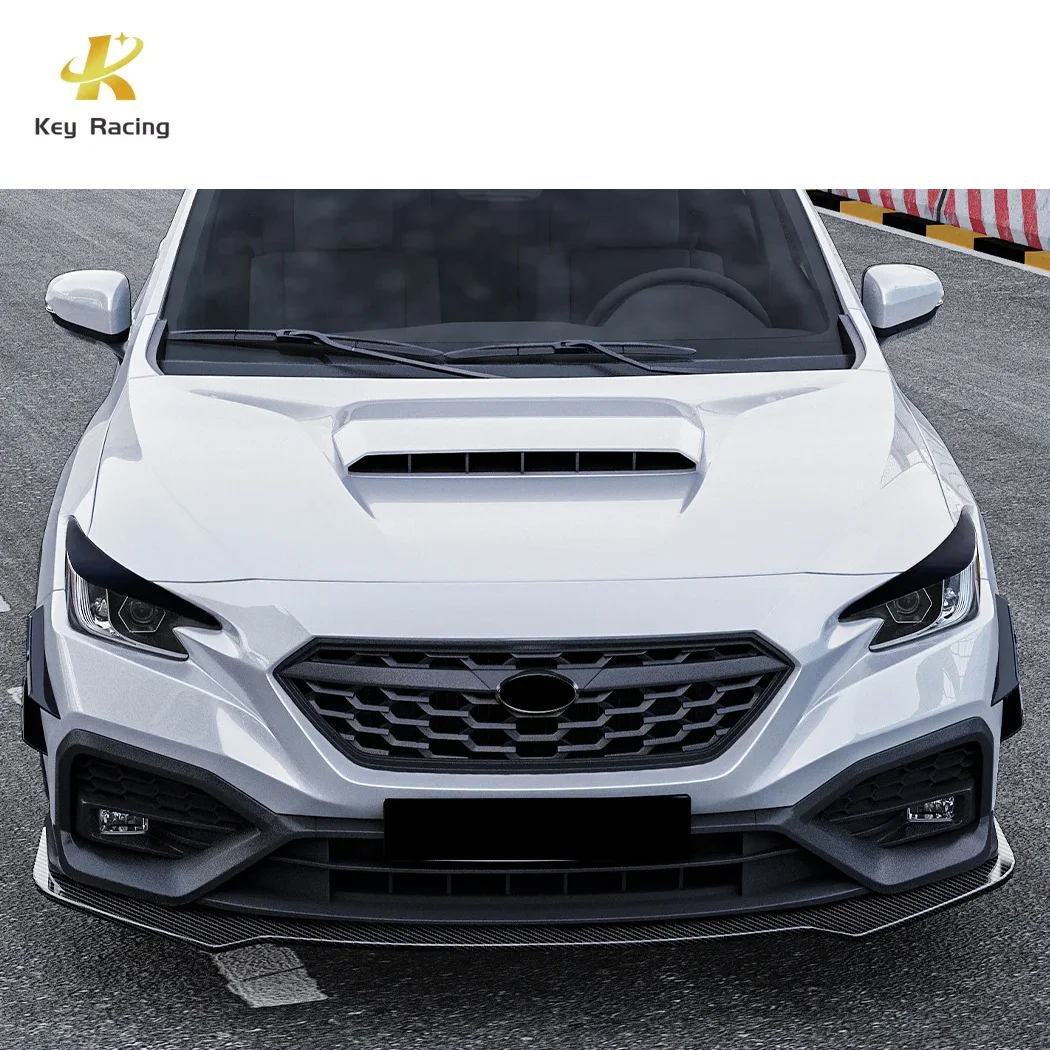 Фото Комплект обвеса WRX для Subaru WRX STI VB 2022+: передний бампер, сплиттер, канарды, боковые пороги, задний диффузор, спойлер, внешние аксессуары №3