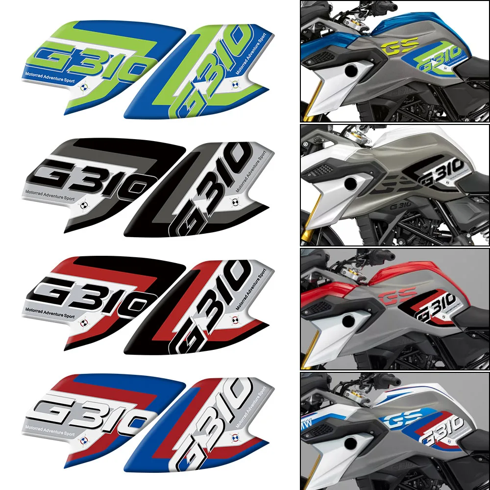 

3D Resin Motorcycle Side Tank Pad Protector Case FIT For BMW G310GS 2018 G310 GS 2019 G 310GS 2020 G 310 GS 2021