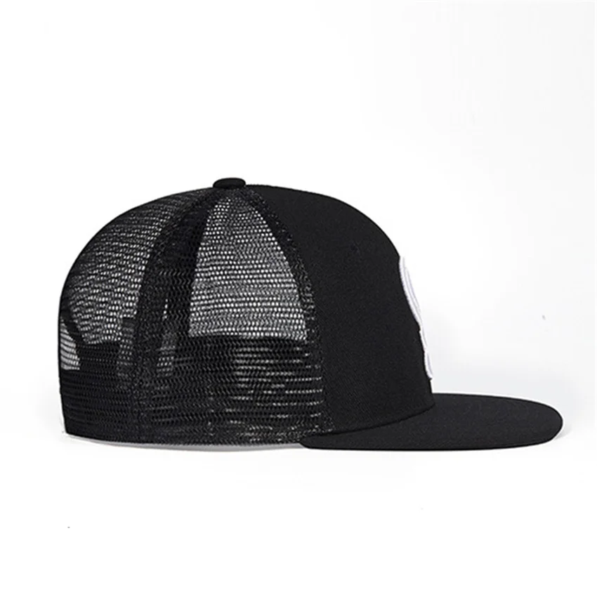 Высококачественная бейсболка с вышивкой Вопросы плоская сетчатая для мужчин и