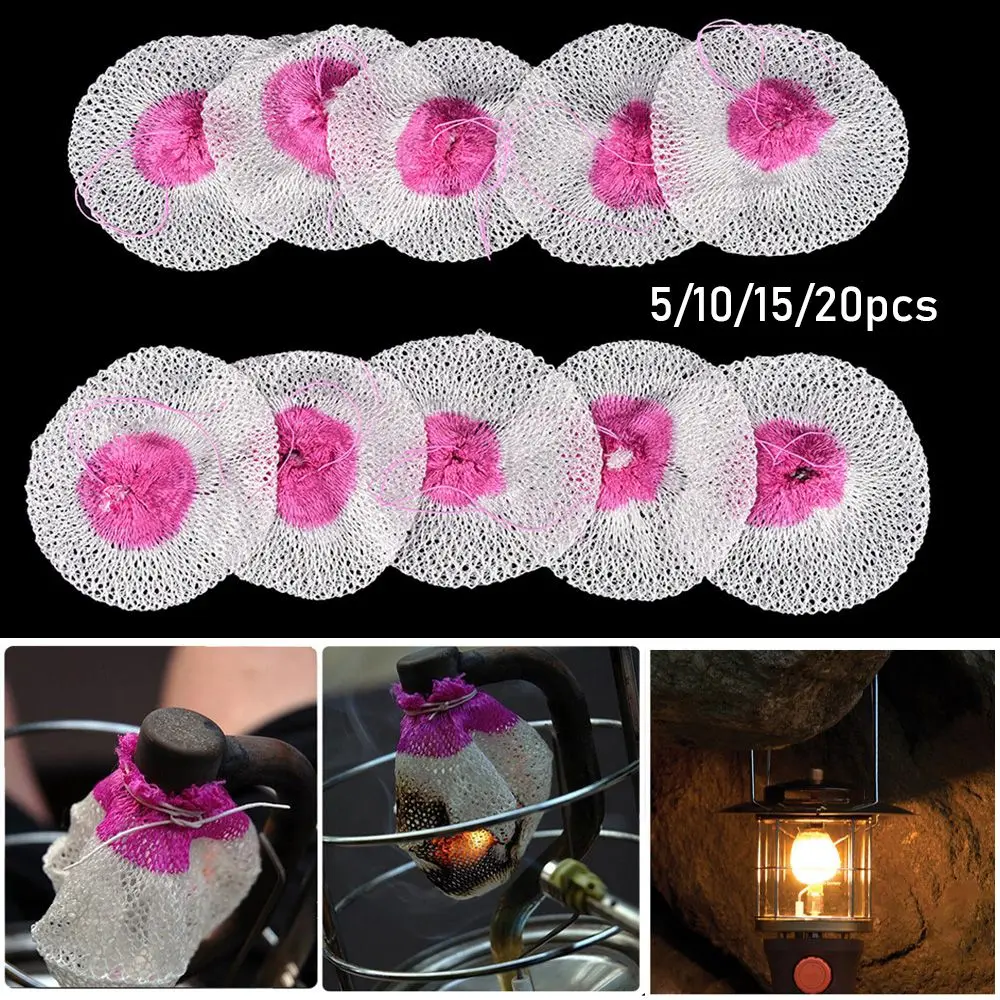 

Mantle Safe Outdoor Tools Mantles Spare Parts Gas Lantern Mantles Durable Light Mesh Lamp Cover Replacement