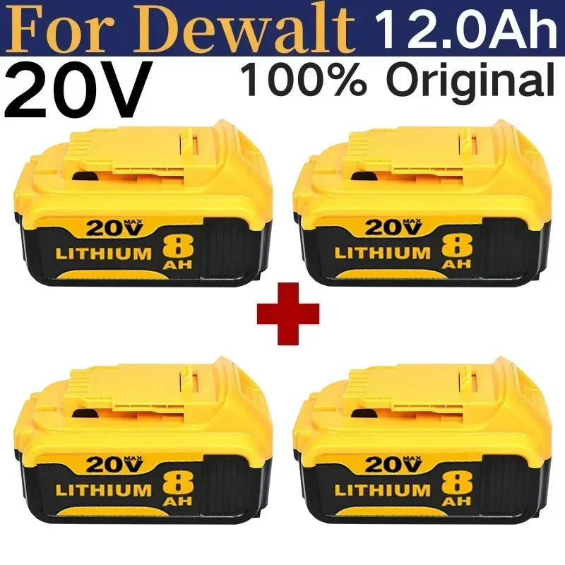 Сменный литий-ионный аккумулятор 20 В DCB200 12000 мАч для DeWalt DCB205 DCB201 DCB203