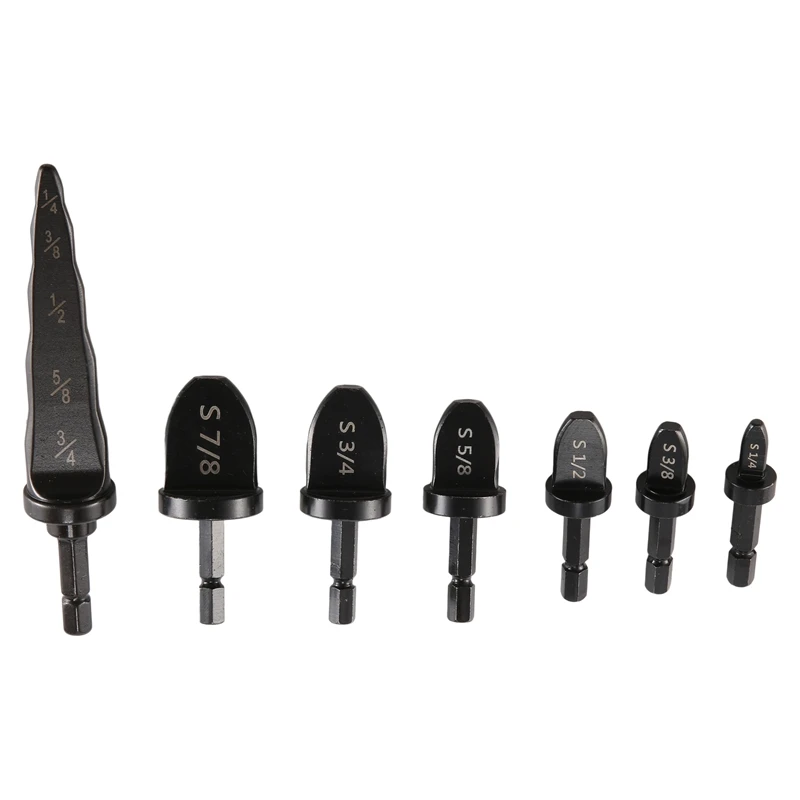 

7Pcs Manual Copper Pipe Swaging Tool Drill Bit,6Pcs Pipe Expander Drill Bit +5 In 1 Air Conditioner Copper Pipe Expander