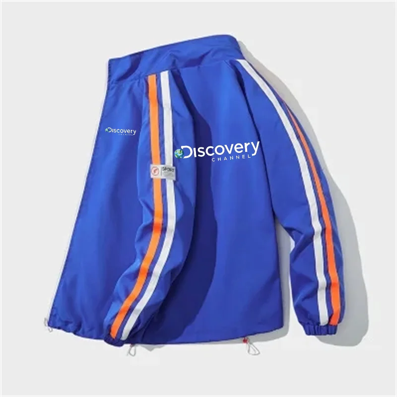 

Youth jacket men's spring and autumn new windbreaker men's loose stand-up collar sportswear color-blocking jacket men and women