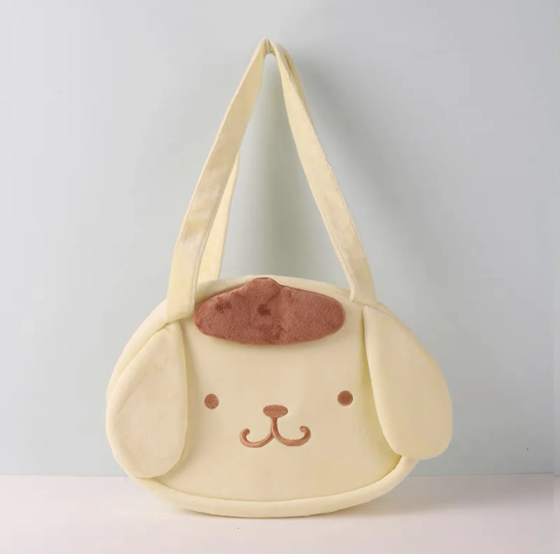 Милая сумка через плечо с изображением милого лица серии Sanrios плюшевая Аниме