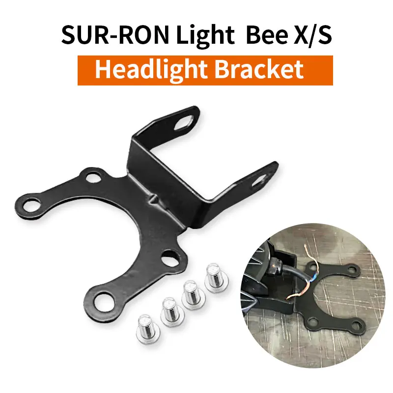 For SurRon Light Bee X Segway X260  Headlight Bracket Light Rack Stainless Steel Lengthened Bracket