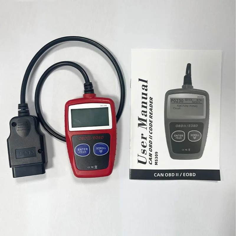 Фото Считыватель автомобильных кодов MS309 OBD2 — прямой диагностический сканер с завода №2