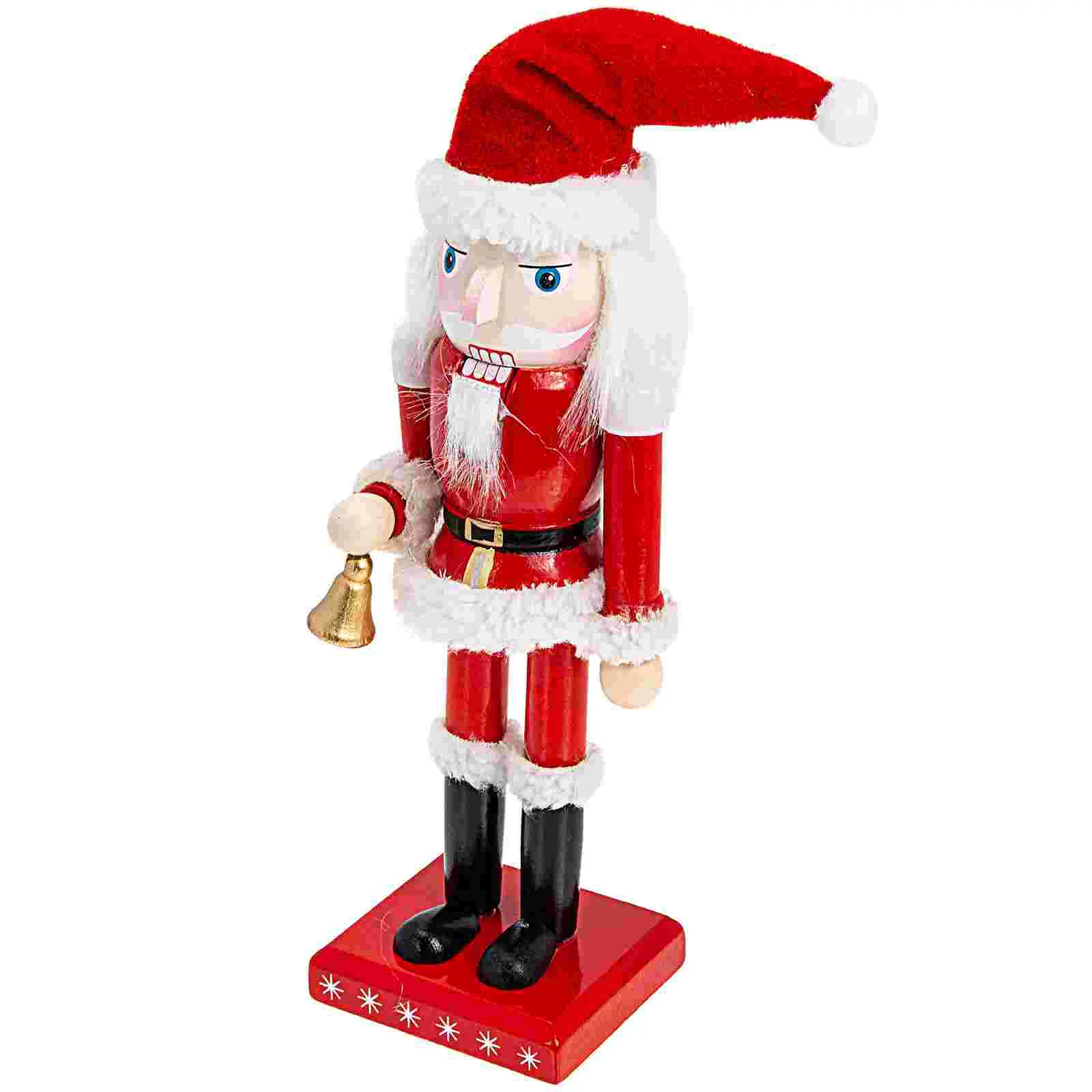 

Nutcracker Christmas Santa Decoraciones Para Cuartos Wooden Decorations Claus Wood Soldier Decor Crafts Table Figures