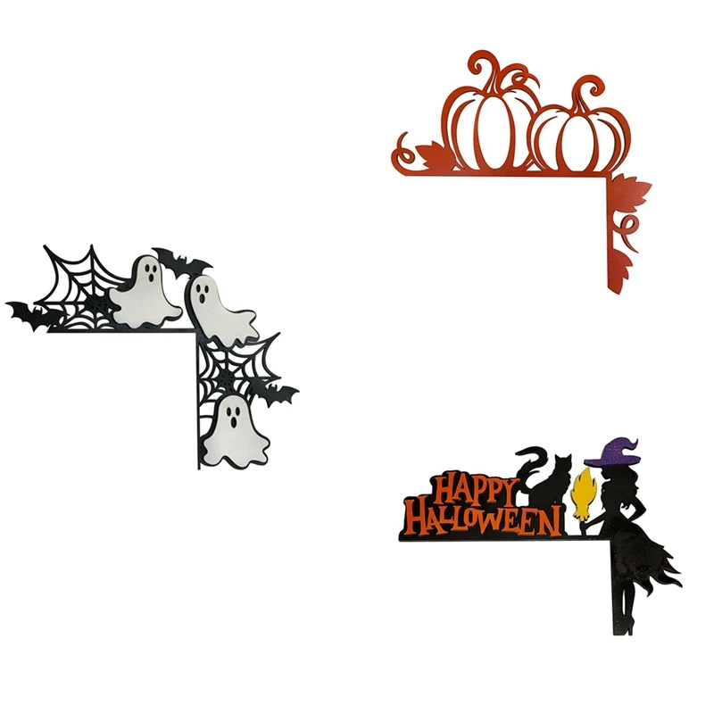 Хэллоуин дверной крест ужасная дверная рамка настенное художественное
