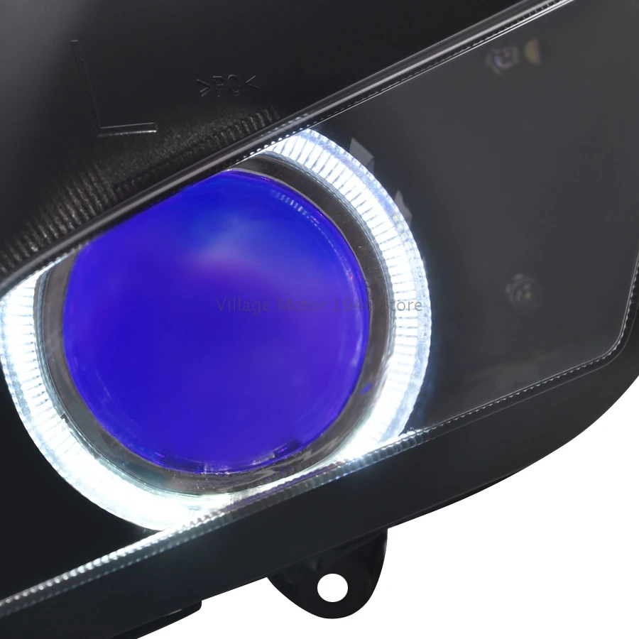 Мотоциклетная фара ближний/Hi Beam HID проектор в сборе светодиодная угловая с