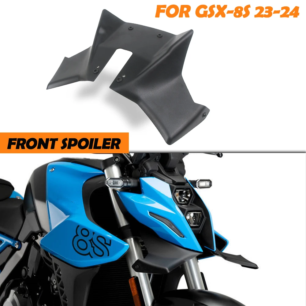 Фото Нижний давление, голый для SUZUKI GSX 8S GSX8S 2023 2024, спортивный прижим для мотоцикла, голые передние спойлеры, аэродинамический дефлектор крыла №1