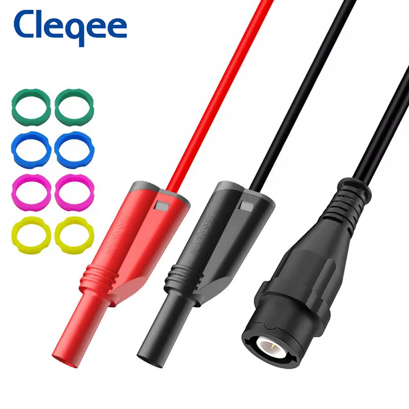 

CLEQEE Cleqee P1204 кабель RG58 BNC-два банана 120см