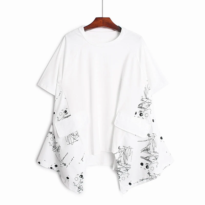 

Женская футболка с круглым вырезом SuperAen, весна-лето 2022, свободный Приталенный топ с коротким рукавом