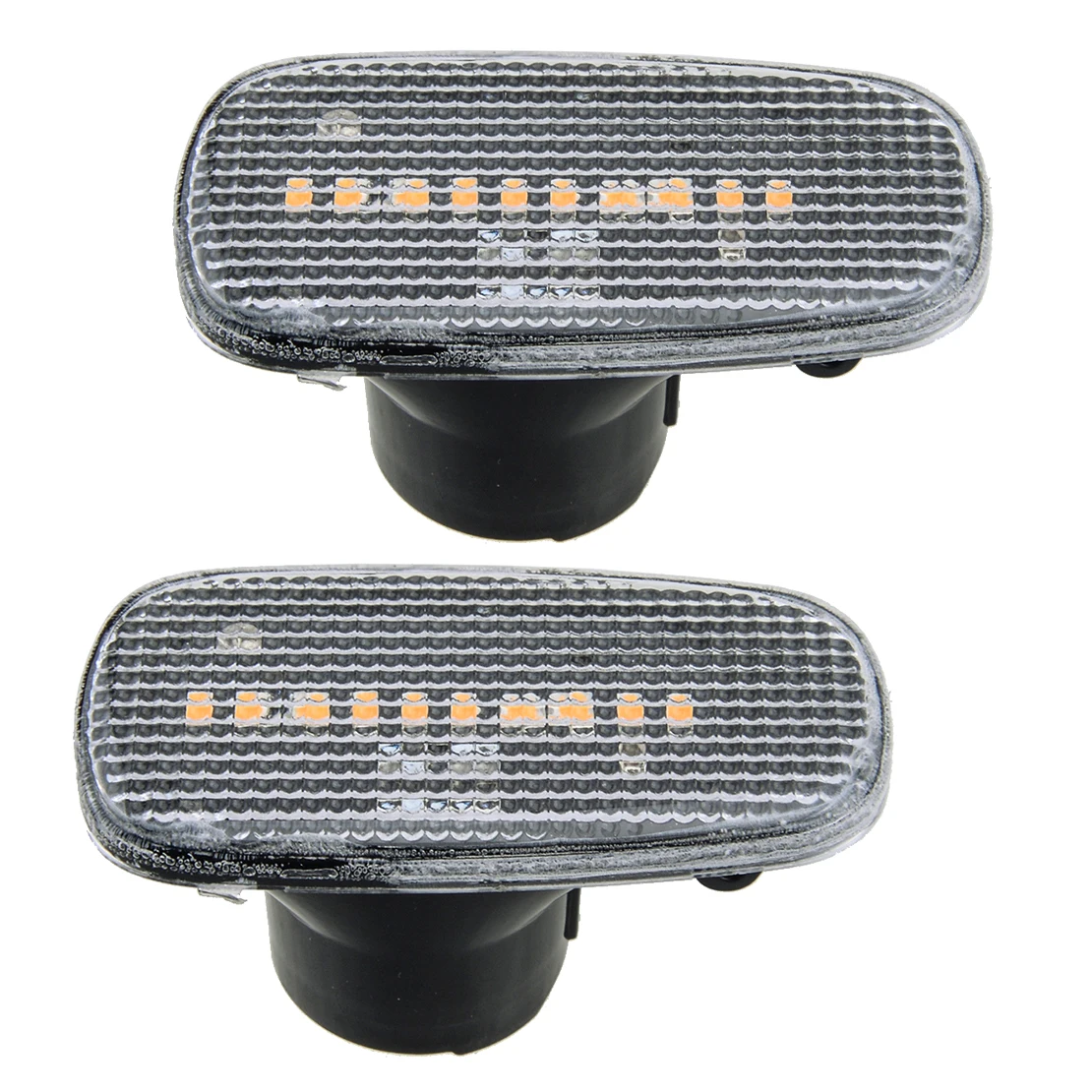 

1 Pair Front Side Fender Turn Signal Marker Blinker Lights 8173053011 Fit for Toyota Lexus Scion XB Clear Lens Amber LED 12V