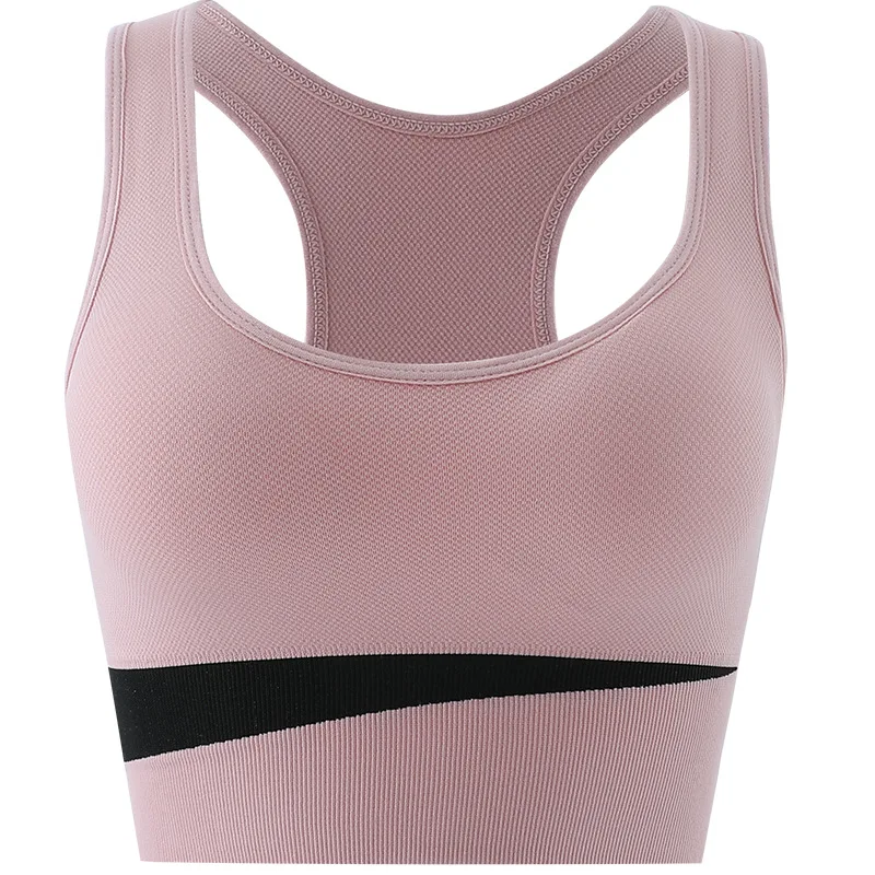 Large size beautiful back sports underwear women's no underwire shockproof vest gather fitness running Yoga speed dry sports bra