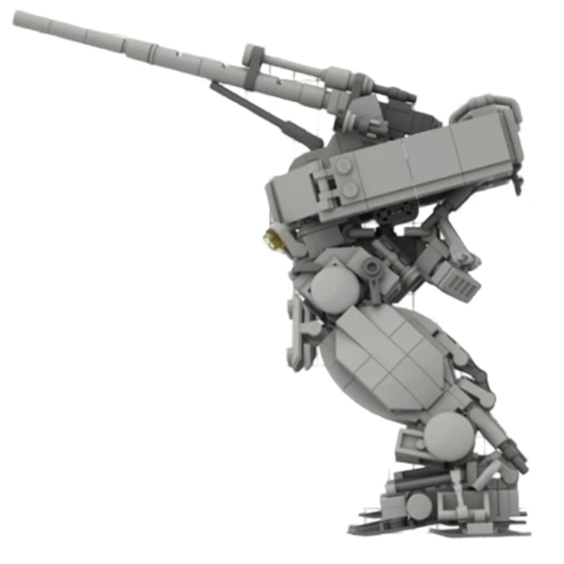 MOC- 170414 Строительный блок D-155 WW2 НЕМЕЦКАЯ МИСТЕЦТРИЯ МЕХ высокотехнологичные