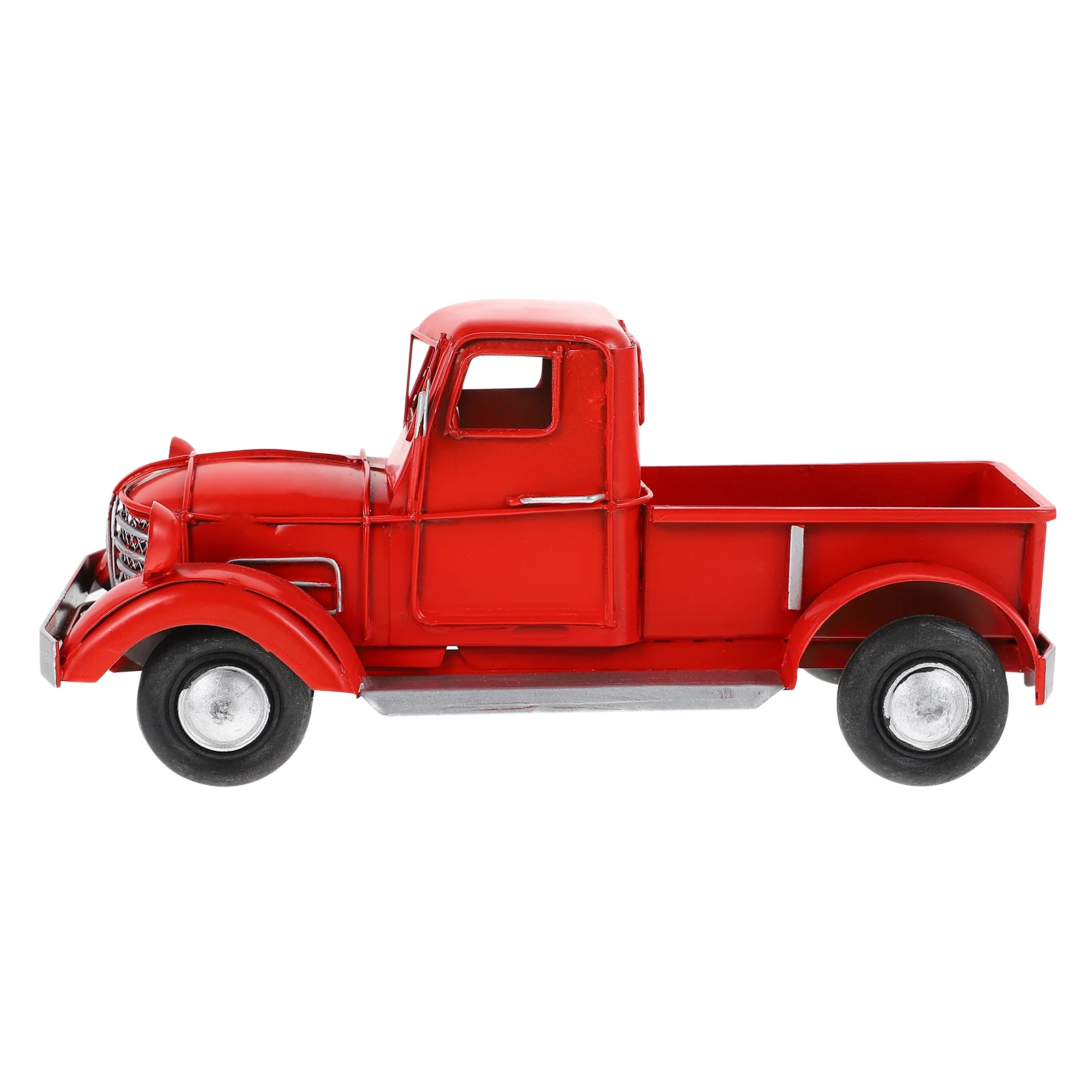 

Truck Car Retro Christmas Model Pickup Metal Decor Old Decorations Partydiecastfarmpick Miniaturered Vintage Farmhouse Figurine