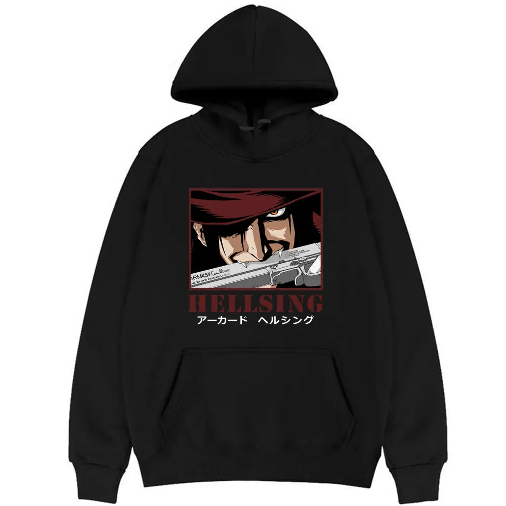 

Japan Anime Hellsing Alucard Eyes Print Hoodies Men Women Manga Harajuku Creativity Hoodie Man Fashion Sweatshirt Male Pullover