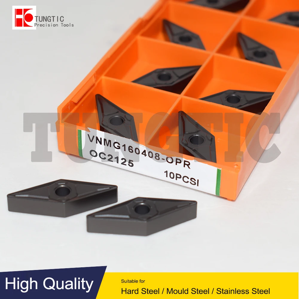 VNMG160408-OPR OC2125 OC2330S Твердосплавный токарный резец с ЧПУ Вставные токарные