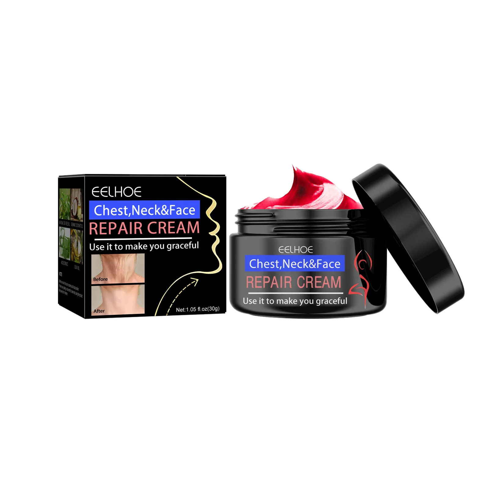 Крем для лица с эффектом потертости и омоложения |