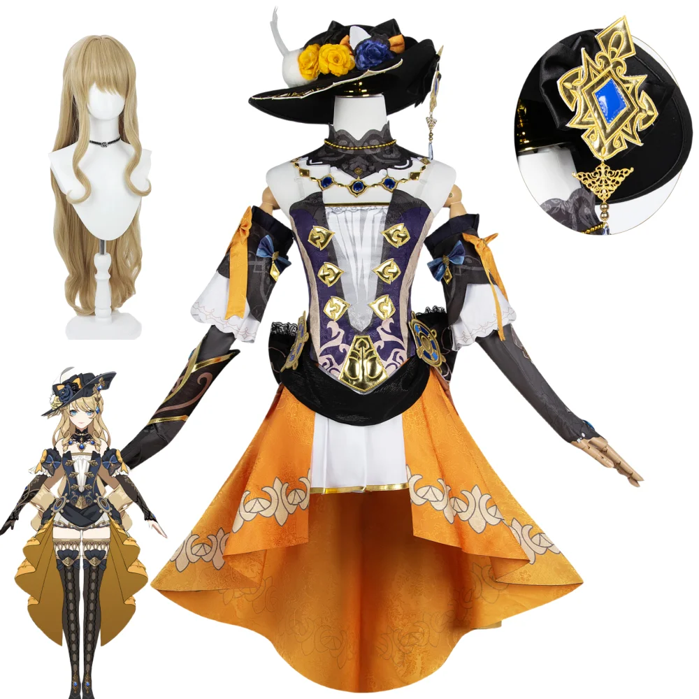 

Navia Cosplay Game Cosplay Costume Carnival Halloween Costumes Party Clothing