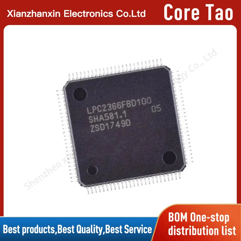 

1~5PCS/LOT LPC2366FBD100 LPC2366 FBD100 LQFP100 New original controller chip