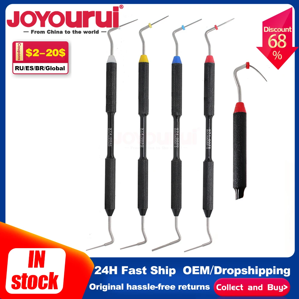 

Dental Root Canal FillerDental Gutta Percha Filler Tools Hand Plugger Fill Instrument Vertical Pressure Device