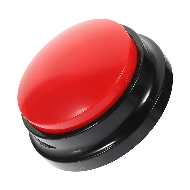 

1pc Dog Talking Button Recording Sound Buttons Answer Buzzer Voice Pet Training Recordable Buzzers Pet Interactive Toy 8.5x4cm