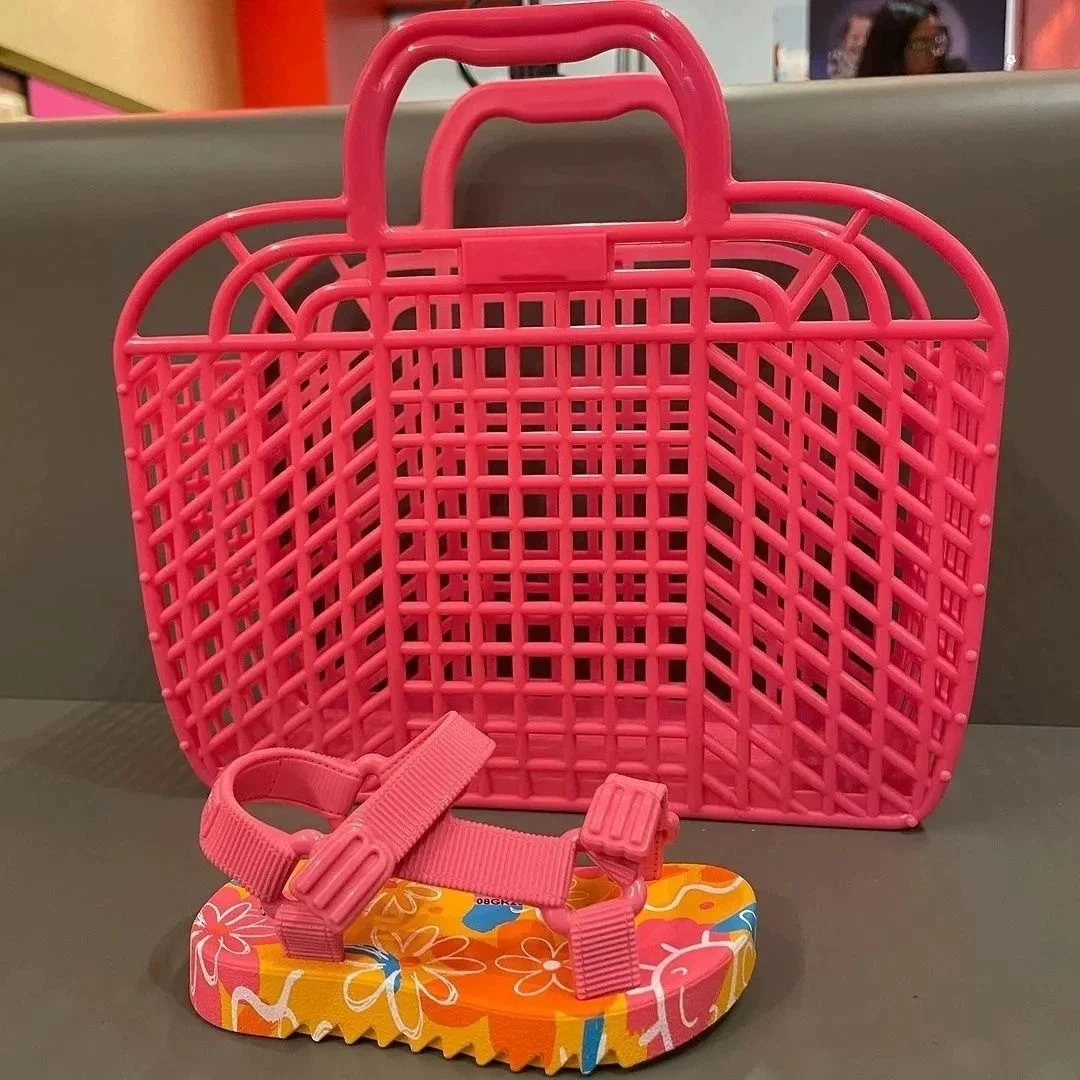 Сандалии с принтом для мужчин и женщин повседневная плетеная Летняя обувь в