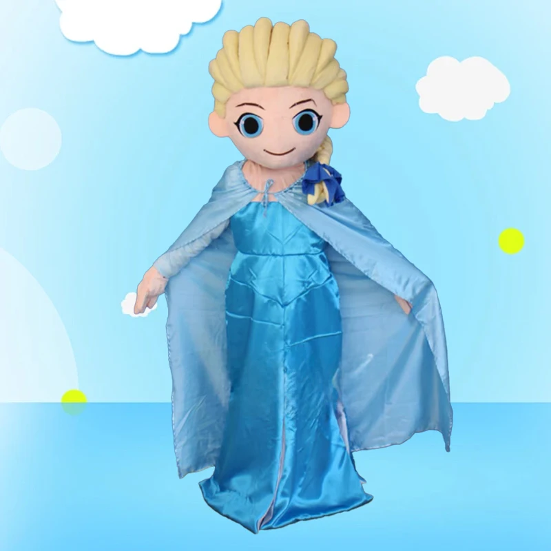 Косплей Эльза снежинки талисман костюм рекламная церемония искусственное