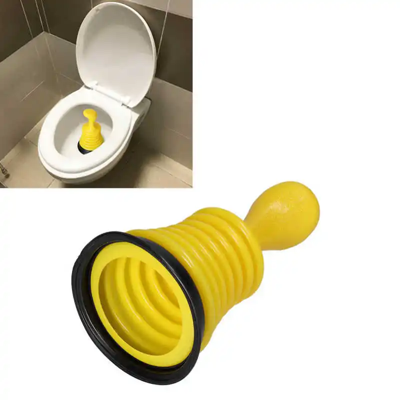 

Toilet Drain Plunger Anti Blocking Manual Sewer Pipeline Dredge Tool for Kitchen Bathroom Cleaner Sewer Drain Pipe Cleaner