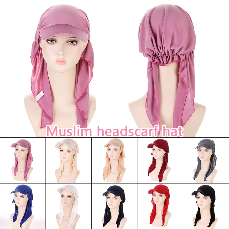 

Мусульманский тюрбан, шляпа, Арабский исламский купол, дышащая тонкая удобная женская шапка, разноцветная Повседневная модная бейсбольная кепка