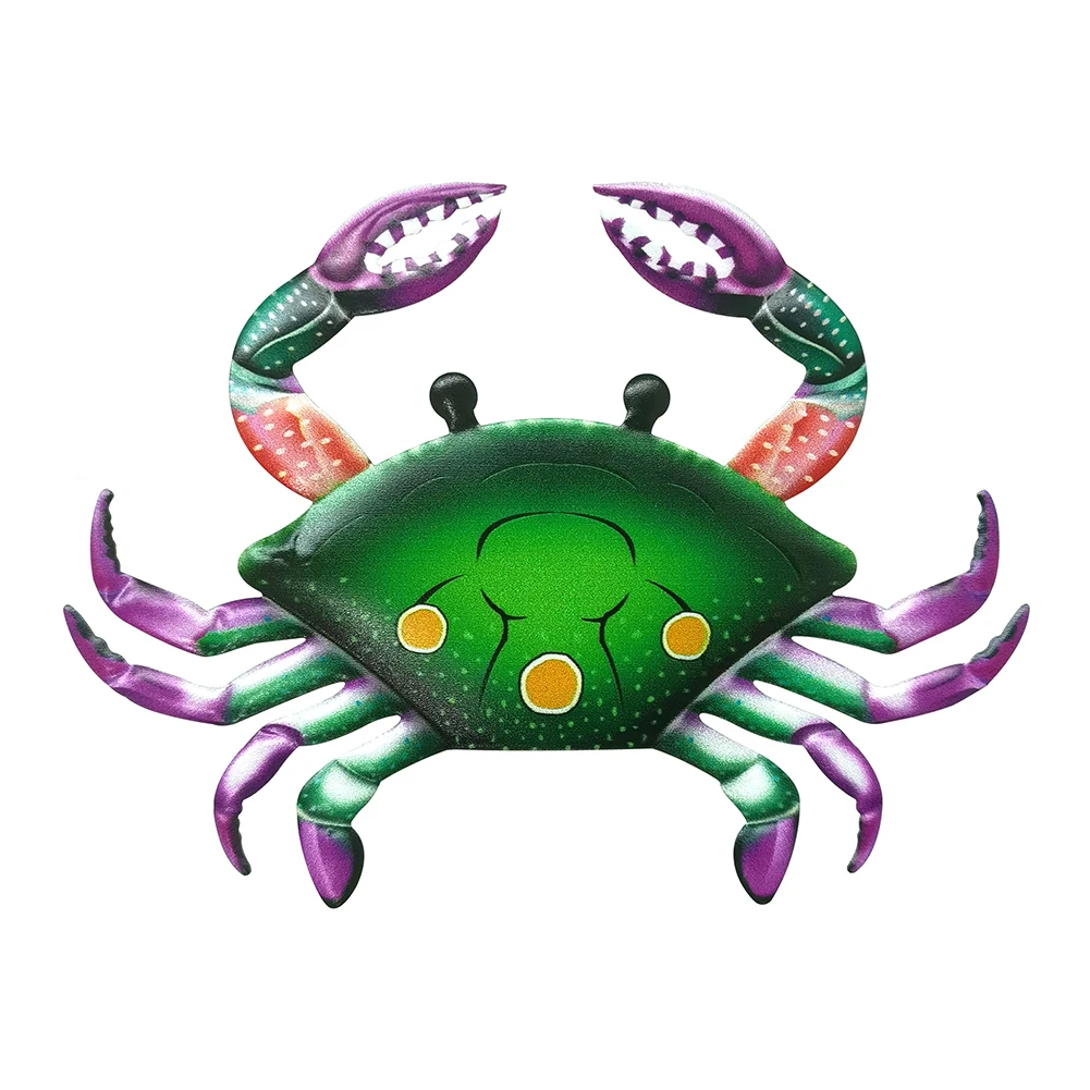 5 шт. 3D железное искусство для дома и улицы гостиной металлический краб жизнь как