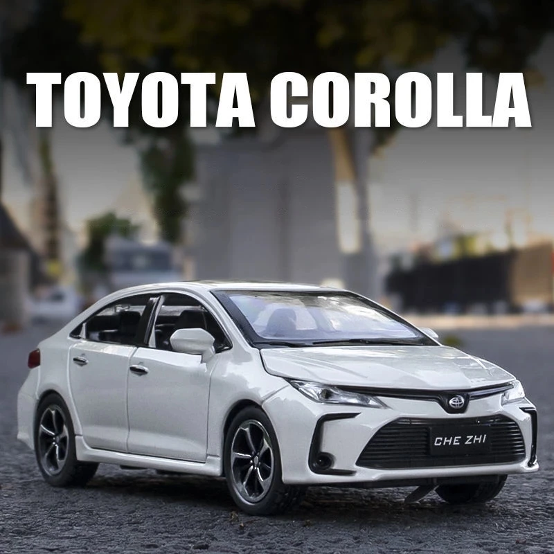 

New 1:32 Toyota Corolla Alloy Car Die Cast Toy Car Model Sound and Light Children's Toy Collectibles Birthday gift