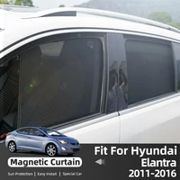 magnetic car sunshade cover for hyundai elantra 2011 2016 interior windshield stylish mesh custom fit accessories sun visor
