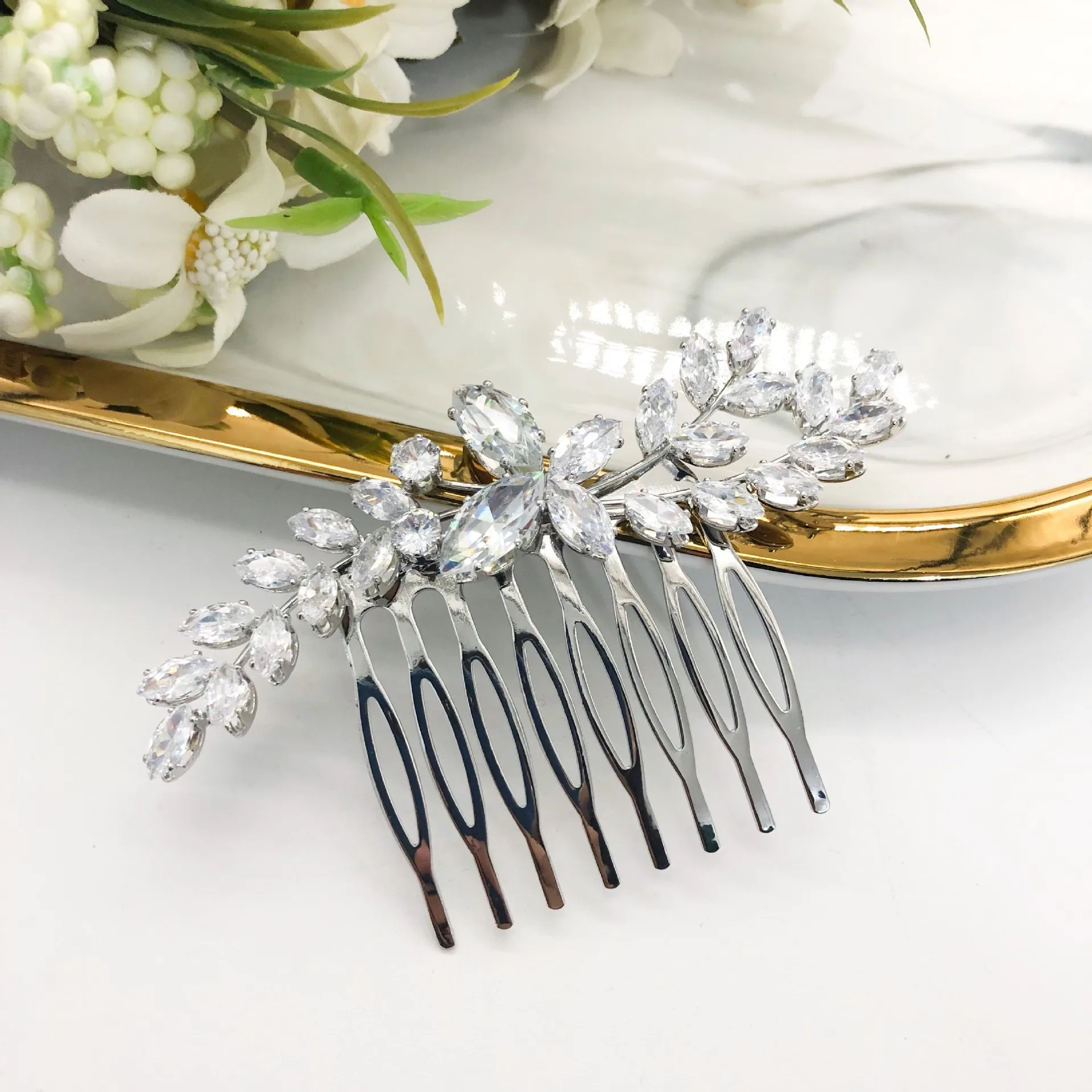 

Korean Style Bridal Hair Accessories Wedding Comb Butterfly Hair Clips Bride Headwear for Women Hair Jewelry