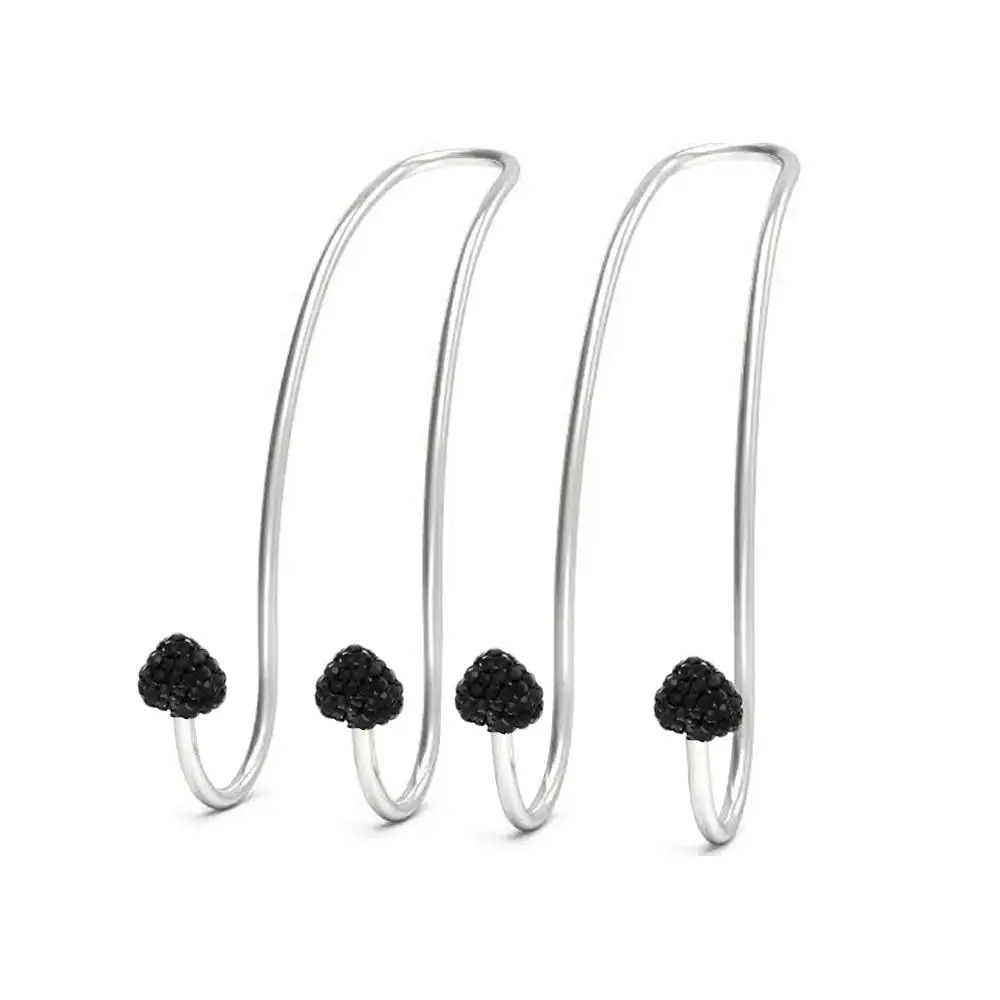 

2PCS Bling Rhinestone Car Backseat Storage Hooks Seat Back Organizers Car Hangers Headrest Bag Rack Universal Bags Purses Hang