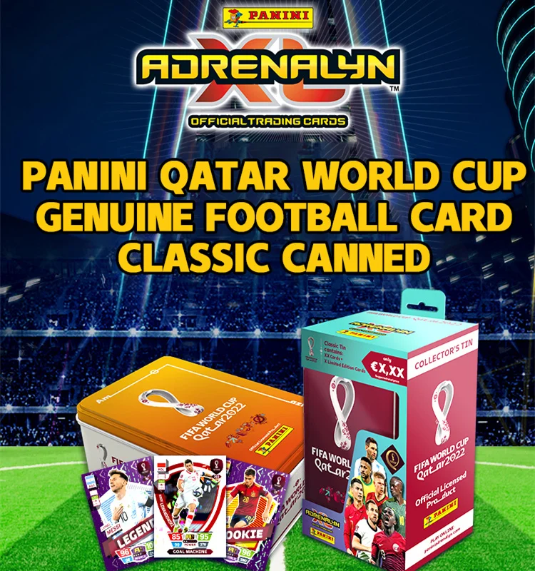 2022 Panini Катар Чемпионат мира по футболу звезда карточная коробка Футбольная