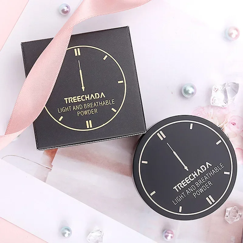 TREECHADA Легкая дышащая рассыпчатая пудра 24-часовой макияж Стойкий контроль