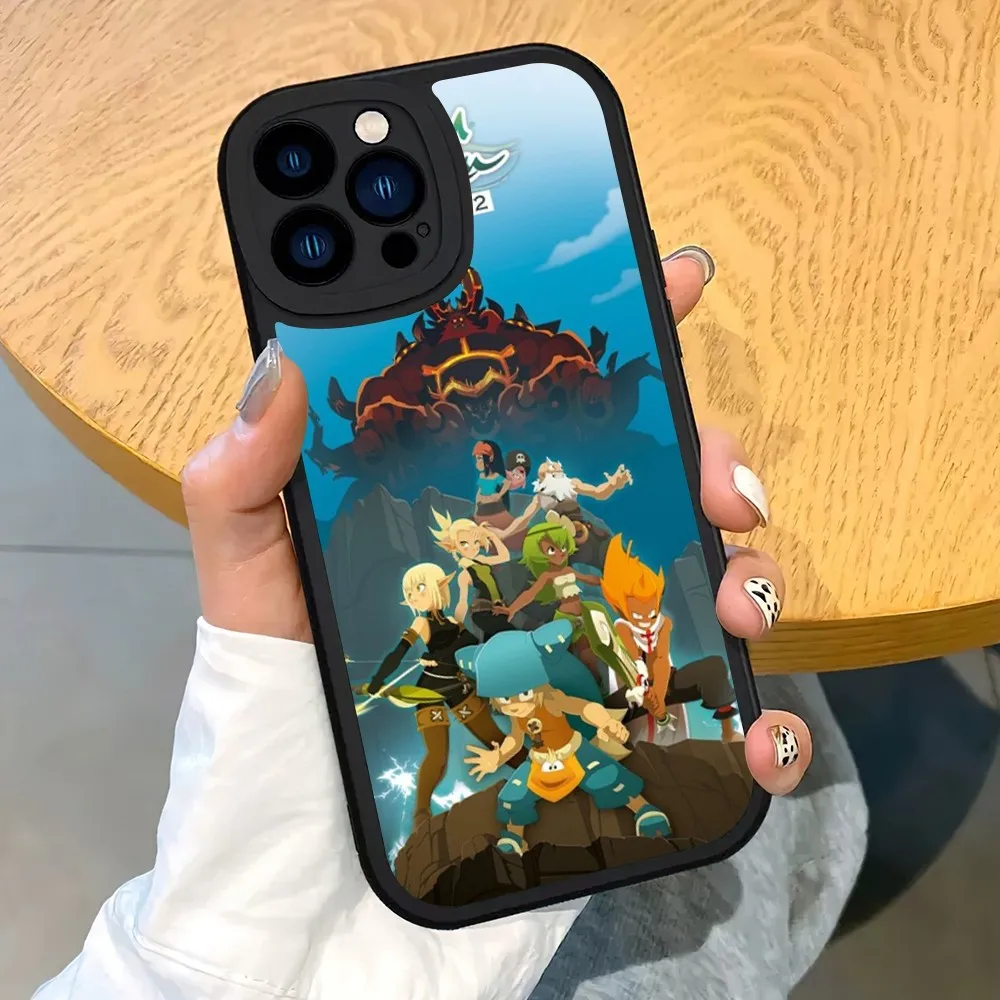 Чехол для телефона Game W-Wakfu iPhone 14 15 11 12 13 X XR Pro MAX Plus Защитная мягкая кожаная задняя