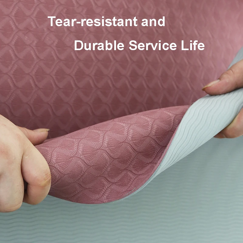 Коврик для йоги из ТПЭ длина 183 см толщина 6/8 мм |