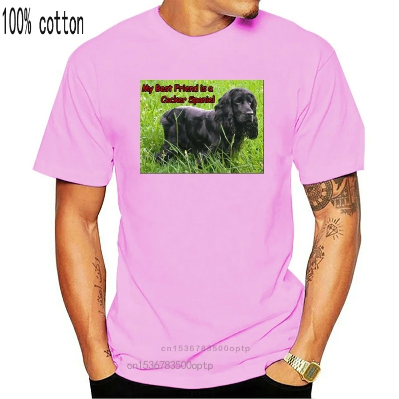 

Black Cocker Spaniel Dog T Shirt My Best Friend - Choice Of Size colours!